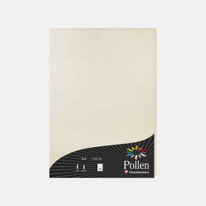 Iridescent A4 sheet 120g iridescent ivory Pollen