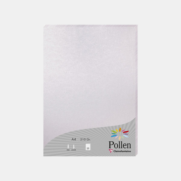 Iridescent A4 sheet 210g iridescent powder pink Pollen