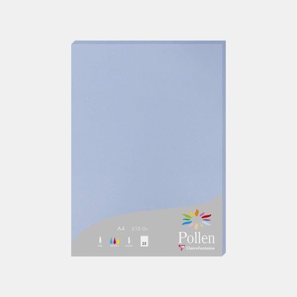 A4 vellum sheet 210g lavender blue Pollen