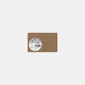 POLLEN Enveloppes - 90 x 140 mm - Papier Kraft Lot de 20