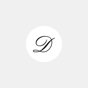 Alphabet lozenge English letter D