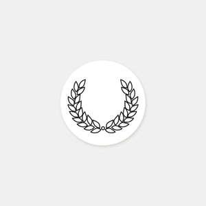 Laurel wreath symbol tablet