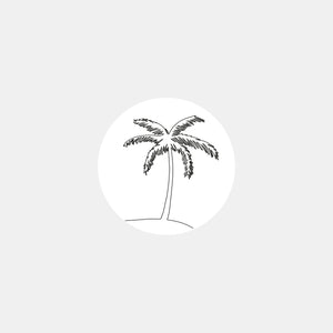 Pastille symbole palmier