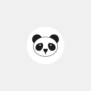 Panda symbol pastille