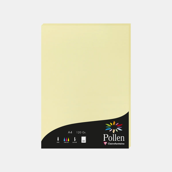 A4 vellum sheet 120g canary yellow Pollen