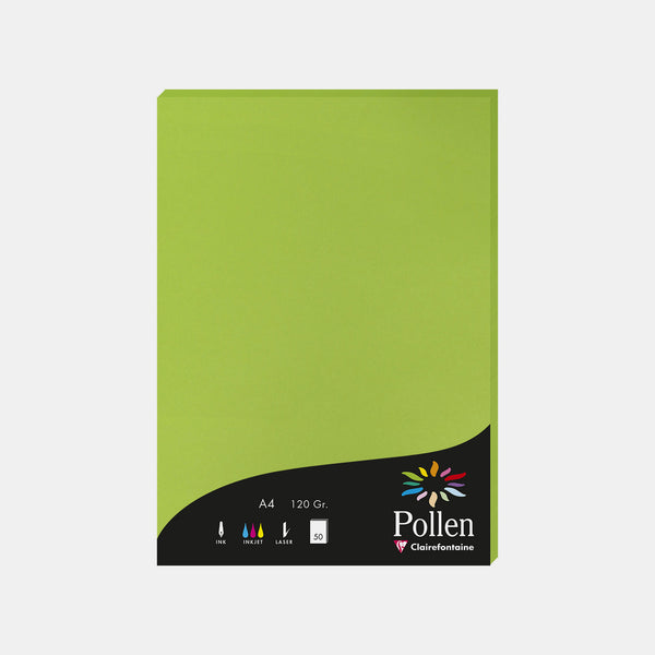 A4 vellum sheet 120g mint green Pollen