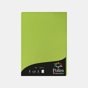 Feuille A4 velin 120g vert menthe Pollen