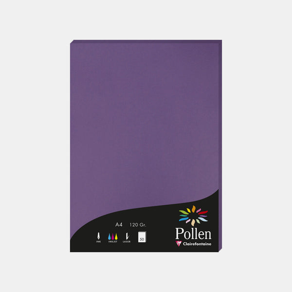 A4 vellum sheet 120g purple Pollen