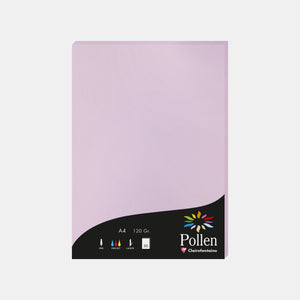 Feuille A4 velin 120g lilas Pollen