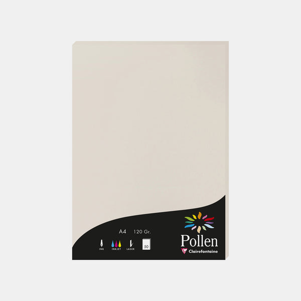 A4 vellum sheet 120g pearl gray Pollen