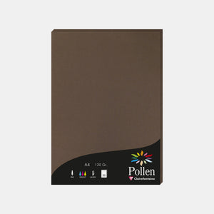 A4 vellum sheet 120g taupe brown Pollen