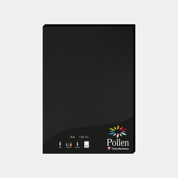 A4 vellum sheet 120g black Pollen