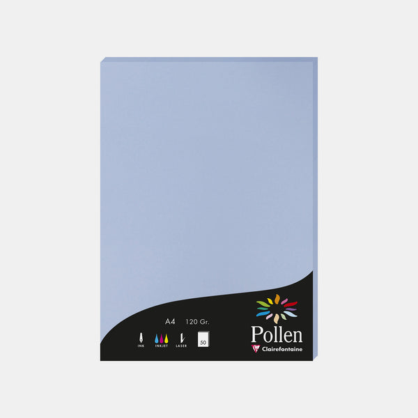 A4 vellum sheet 120g lavender blue Pollen