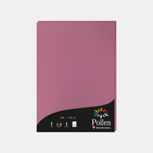 A4 vellum sheet 120g pink hydrangea Pollen