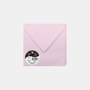 Enveloppe 165x165 velin 120g rose dragée Pollen