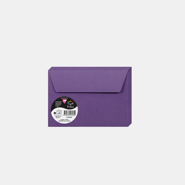 Envelope 114x162 vellum 120g purple Pollen