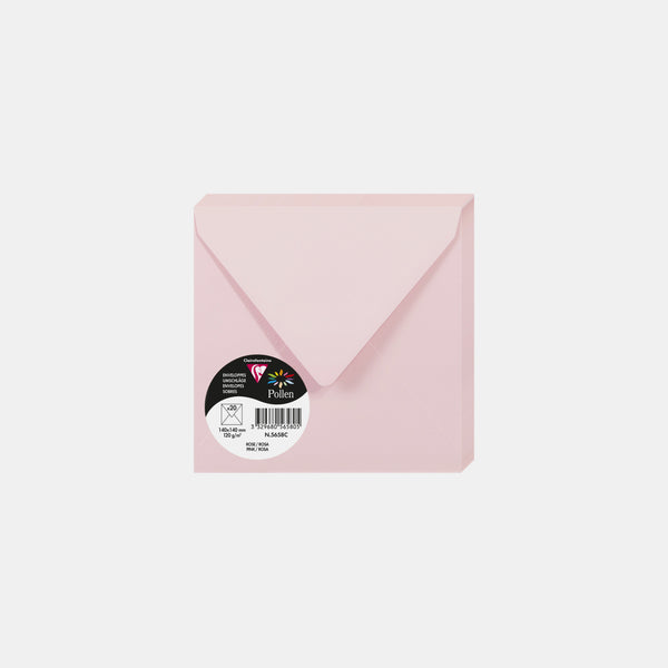 Envelope 140x140 vellum 120g pink Pollen