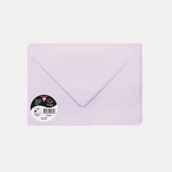 Envelope 162x229 vellum 120g lilac Pollen