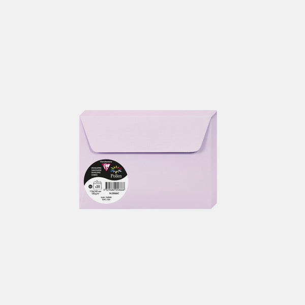 Envelope 114x162 vellum 120g lilac Pollen