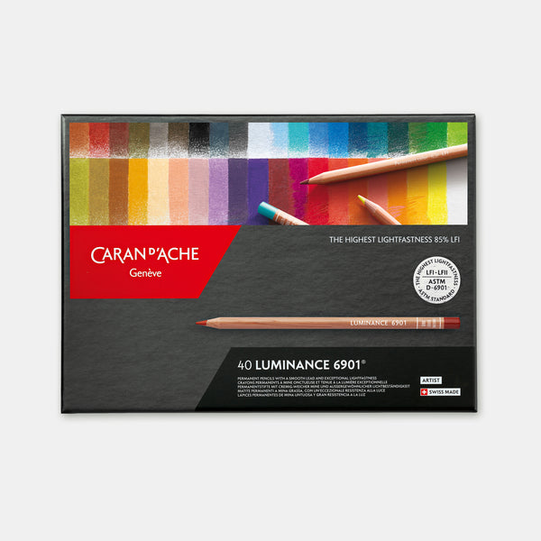 Boîte de 40 crayons de couleurs Luminance