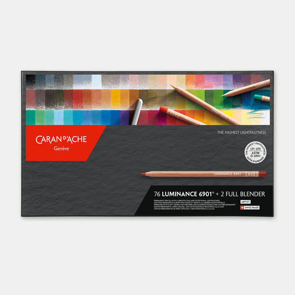 Boîte de 76 crayons de couleurs Luminance