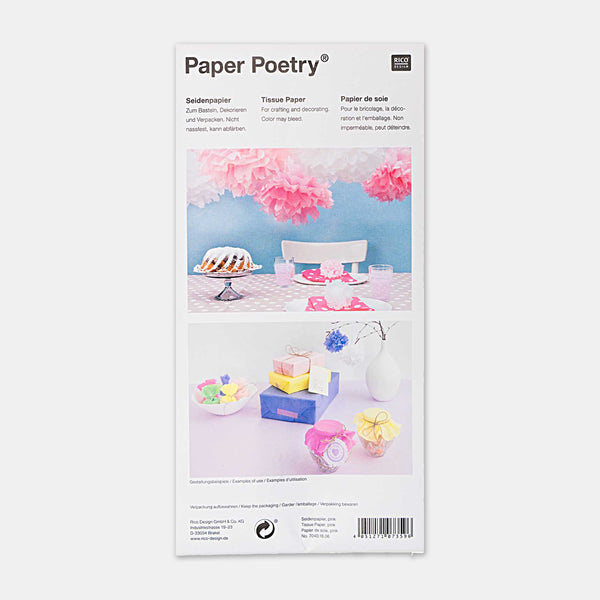 Papier de soie, jardin de fleurs - Audacieux coloré 15 x 20 ou 20 x 30 Papier de soie, jardin de fleurs - Audacieux coloré 15 x 20 ou 20 x 30