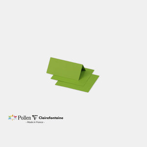 Platzmarker 85x80 Pergament 210g mintgrüner Pollen