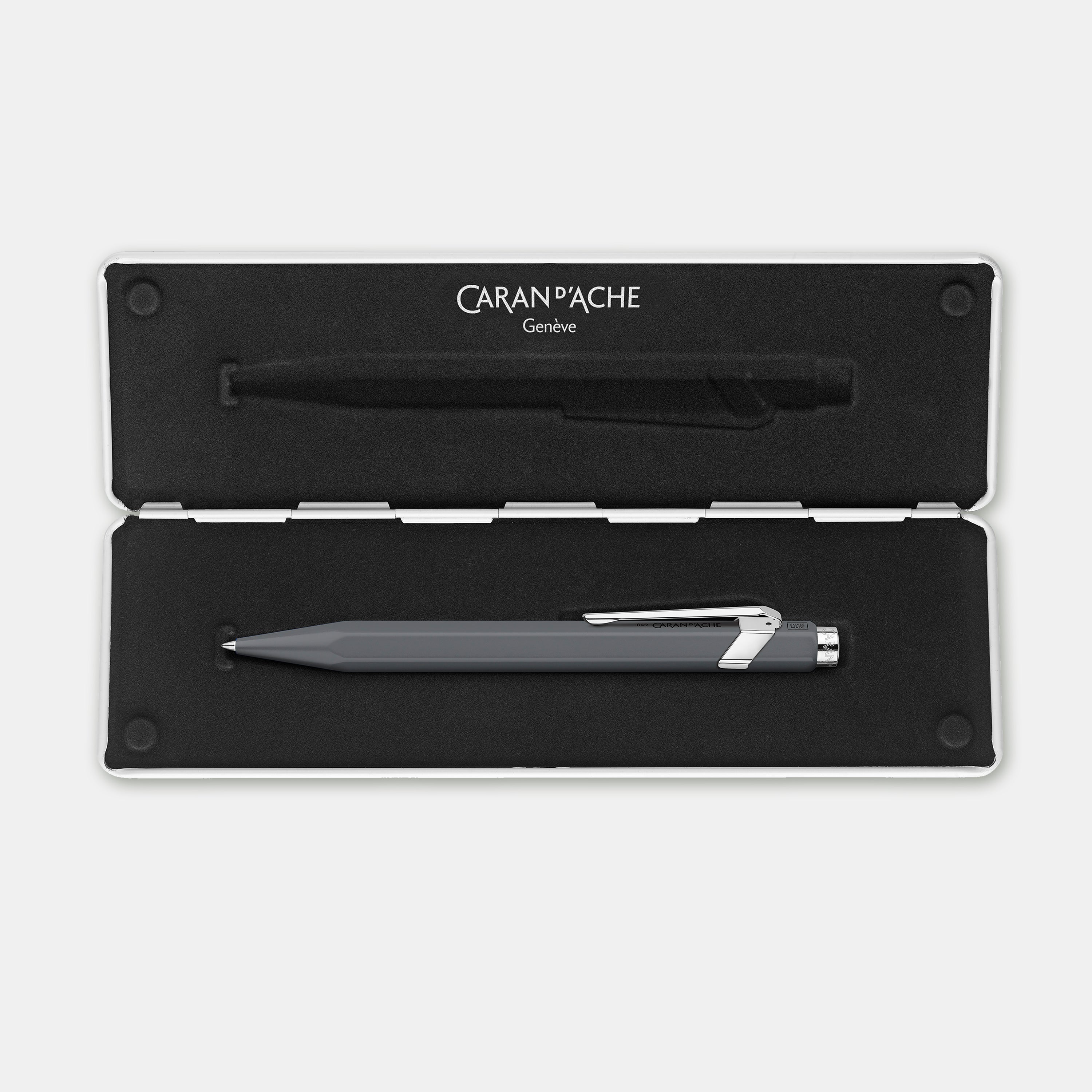 Rollerball Pen Classic Line Slimpack Grey 849 Plume Caran d'Ache - Telegram