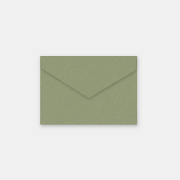 Envelope 90x140 mm olive kraft