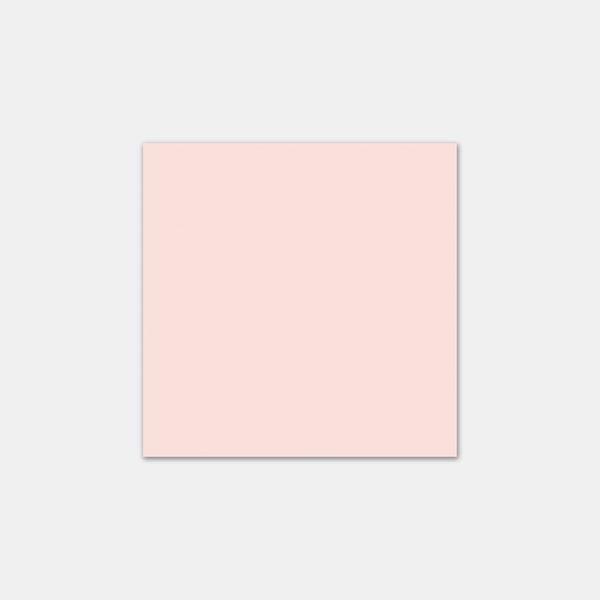 Card 90x90mm pale pink vellum