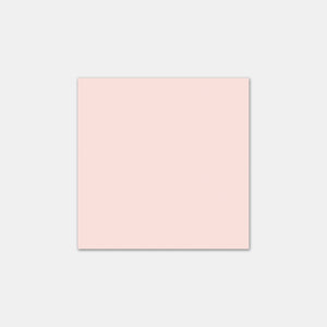 Card 90x90mm pale pink vellum