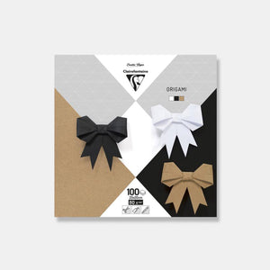 Origamipapier 20x20 cm - Neutrale Farbe - 100 Blatt