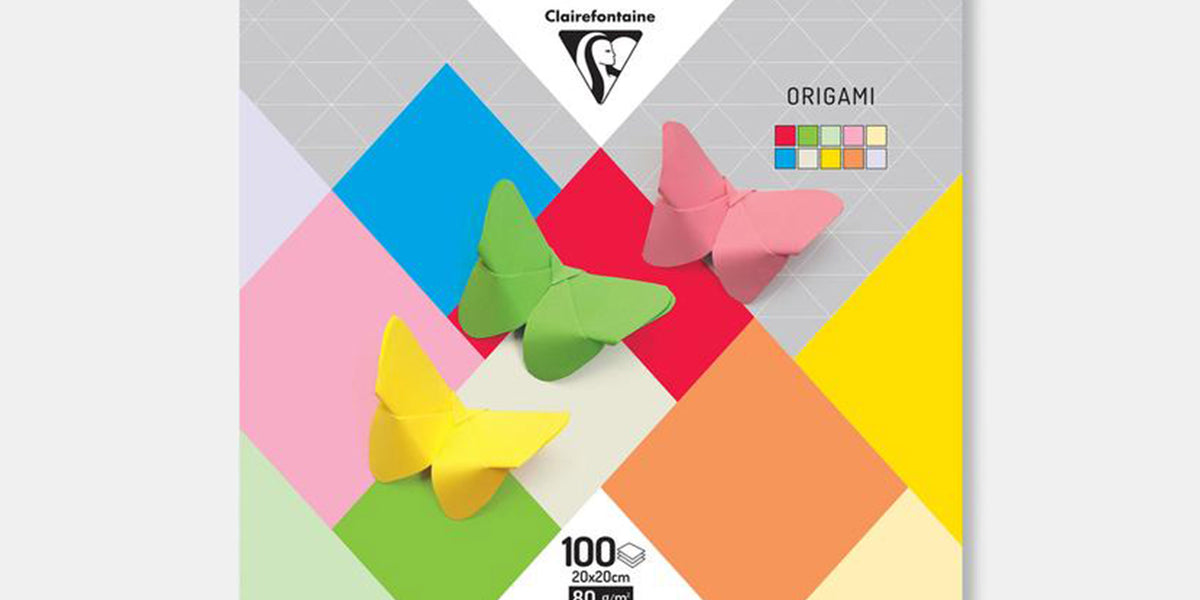 Origami For Children Clairefontaine 20 X 20 Cm Origami Coloured Paper ...