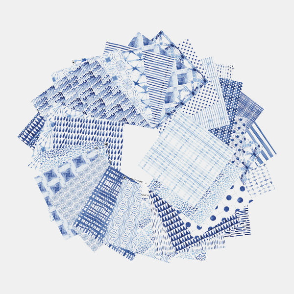 Origami paper 15x15 cm - Shibori - 60 sheets