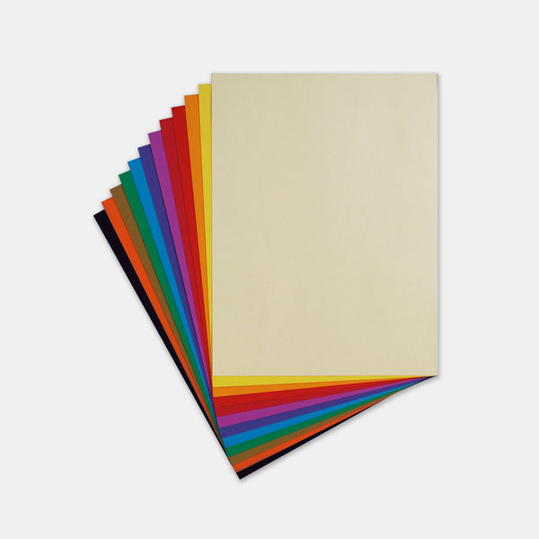 Pochette papier pour dessin couleur vives 160g - 24x32