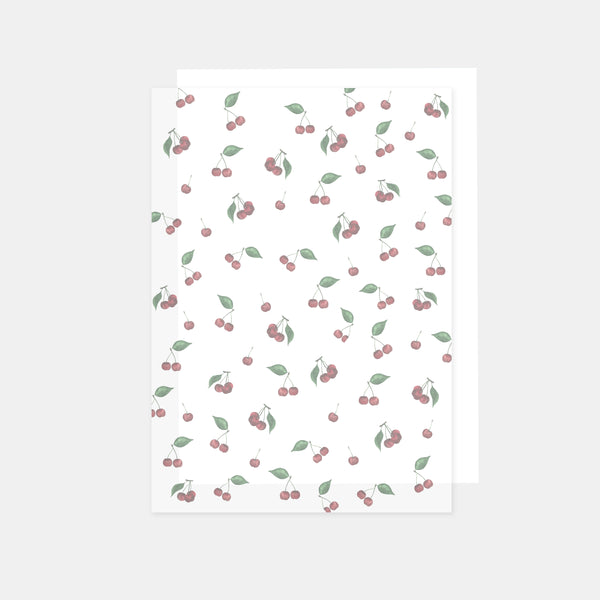 A4 sheet of printed tracing paper 90g cherries