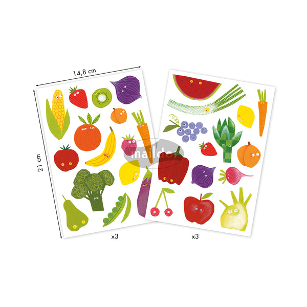 BABY Fruit and Vegetable Stickers