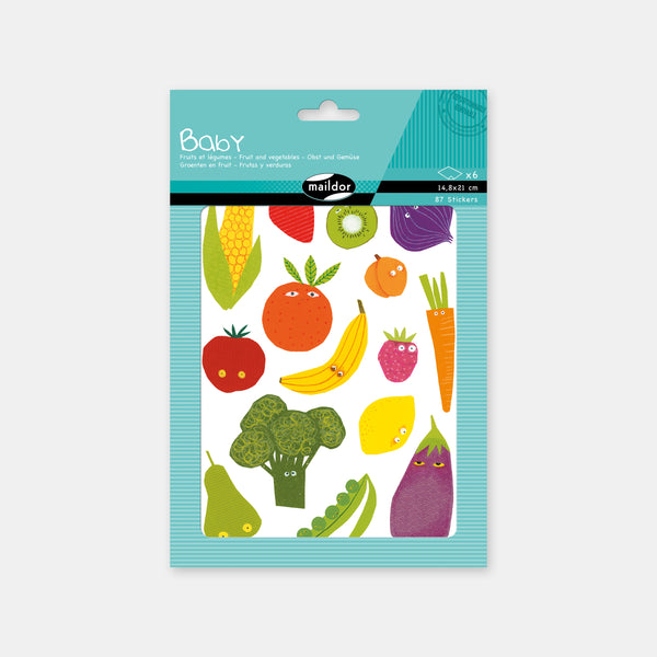 BABY Fruit and Vegetable Stickers