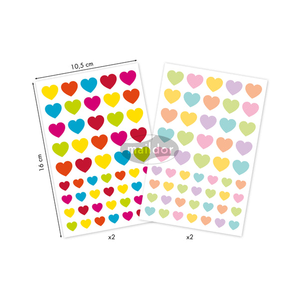 BABY Heart stickers