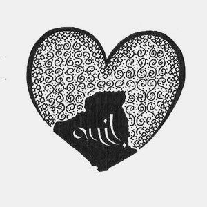 Orientalischer Herzstempel