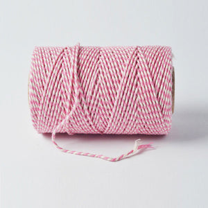 Bakers twine original rose - bobine de 20 metres