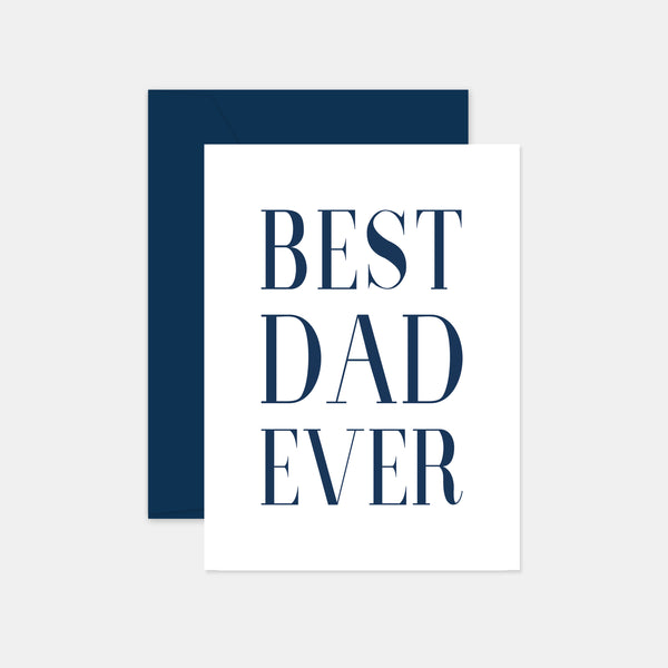 Carte Fêtes des Pères - Best Dad Ever