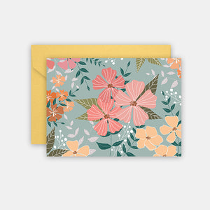 Card to say a word - Vintage blossom