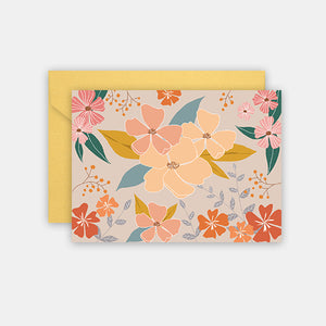 Carte pour dire un mot - Vintage blossom