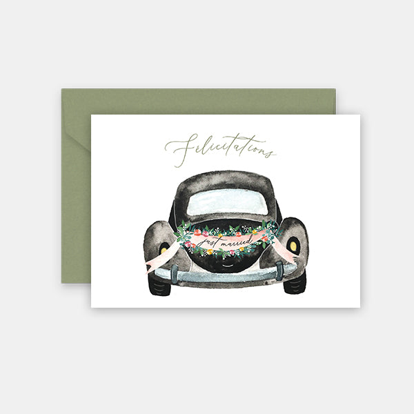 Congratulations Card - Just married