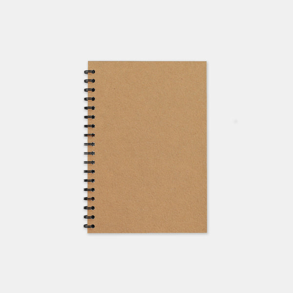 Recycled kraft notebook 105x155 lined pages