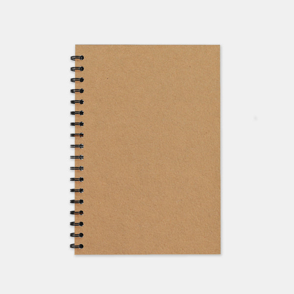 Recycled kraft notebook 148x210 lined pages