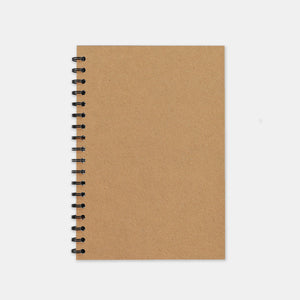 Recycled kraft notebook 148x210 plain pages