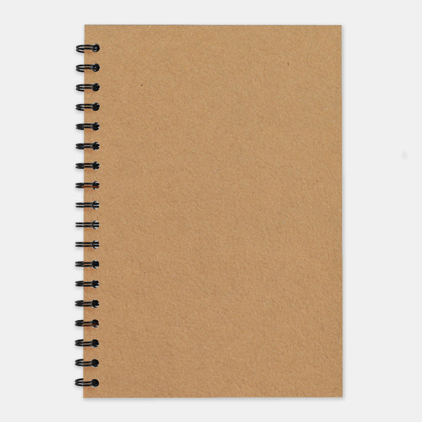 Recycled kraft notebook 210x297 plain pages