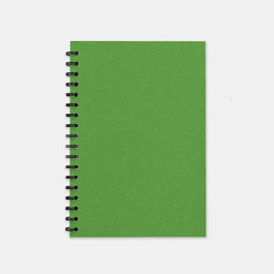 Carnet recycle vert anis 148x210 pages lignées